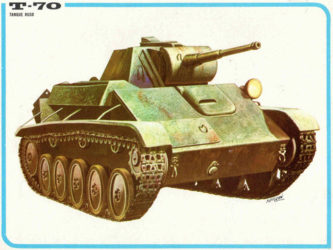 LAMINA 4193: T-70 Tanque Ruso