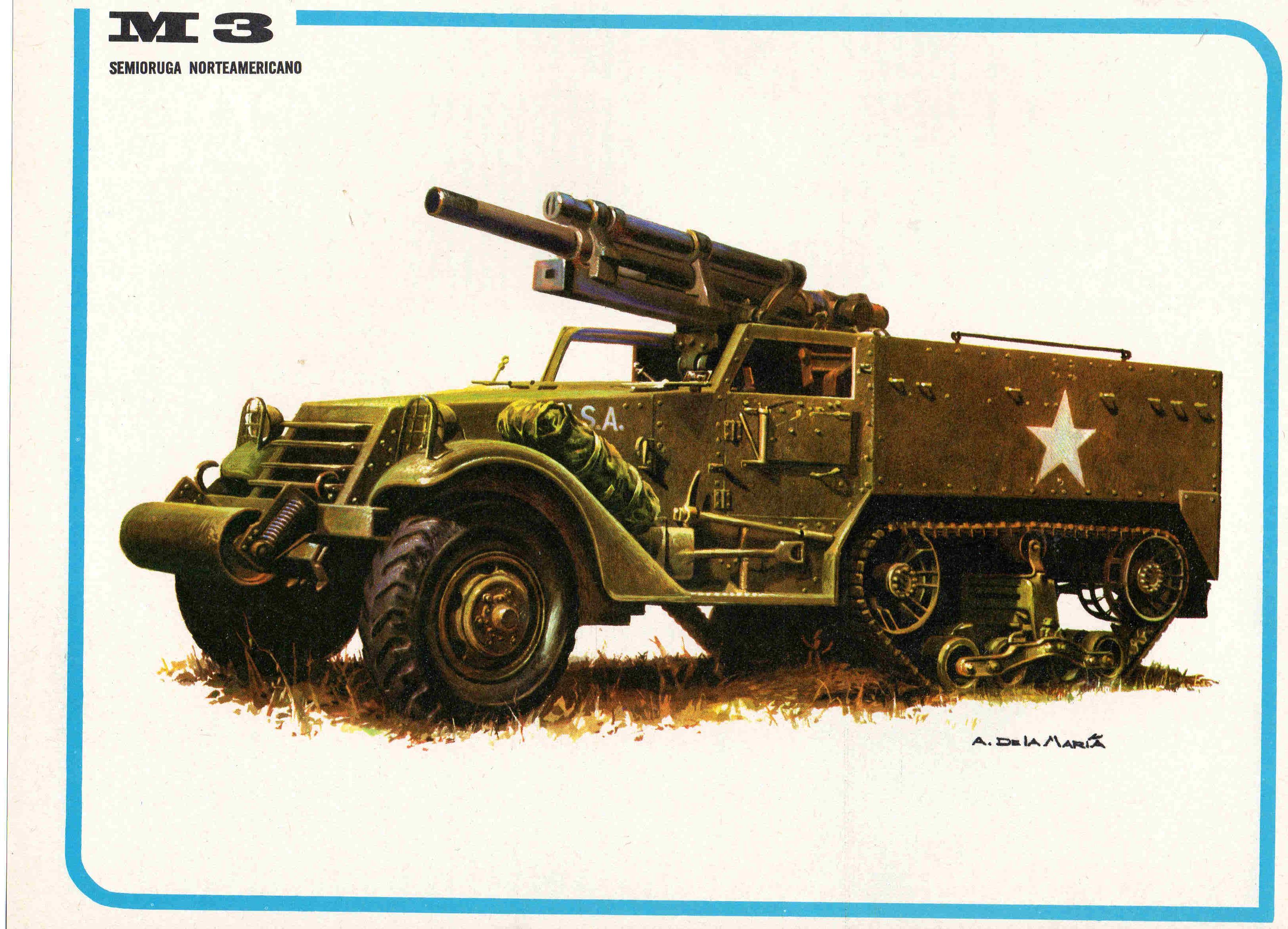 LAMINA 4202: M 3 Semioruga Norteamericano