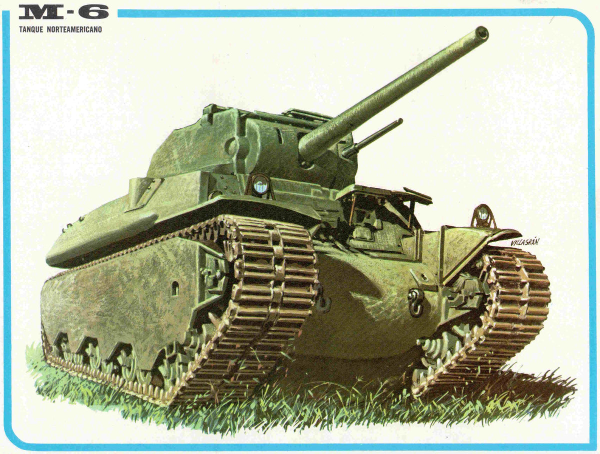 LAMINA 4210: M-6 Tanque Norteamericano
