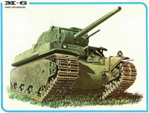 LAMINA 4210: M-6 Tanque Norteamericano