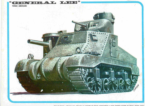 LAMINA 4218: GENERAL LEE Tanque Americano