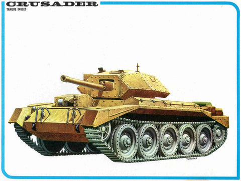 LAMINA 4220: CRUSADER Tanque Ingles