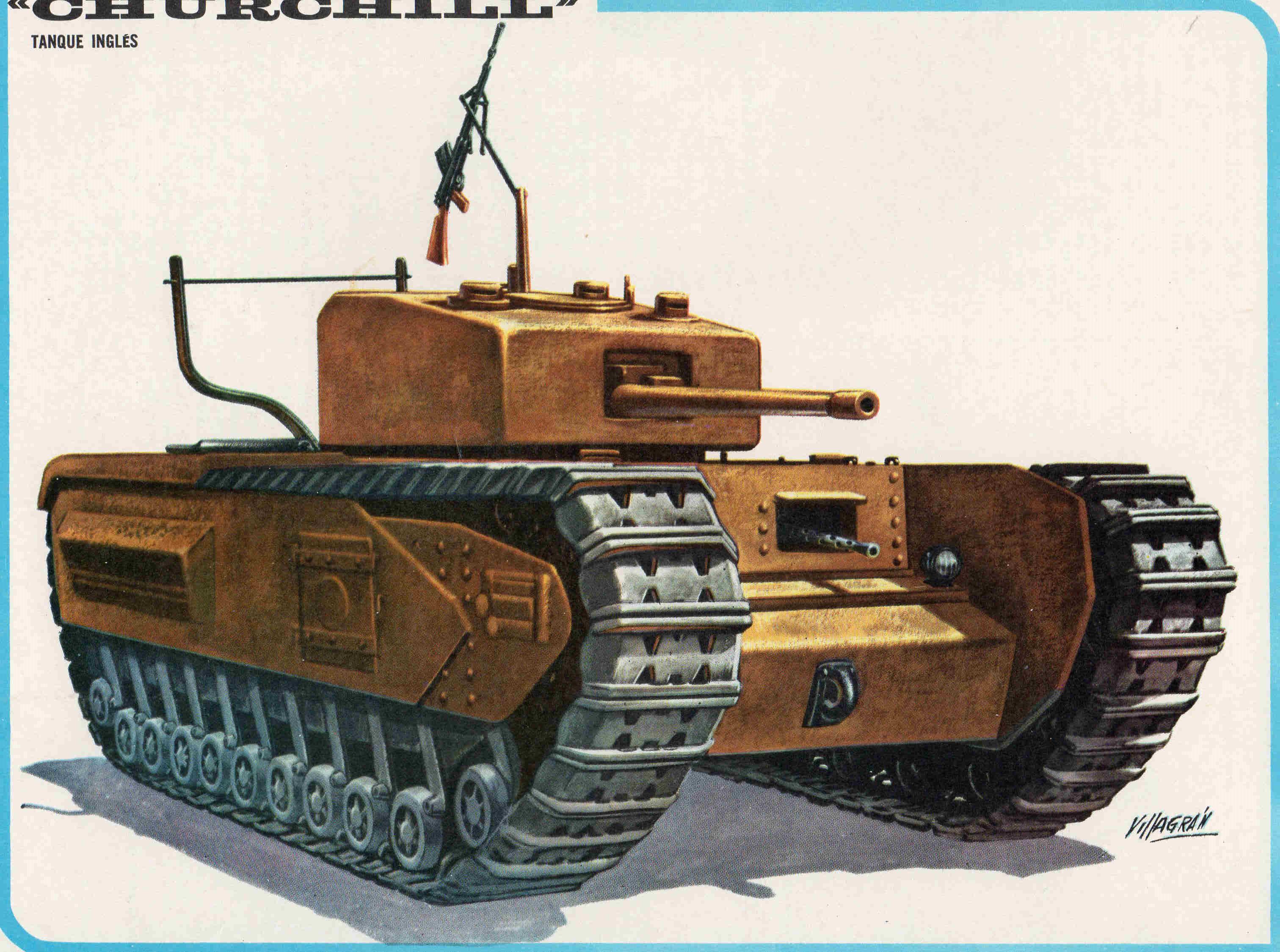 LAMINA 4224: CHURCHILL Tanque Ingles