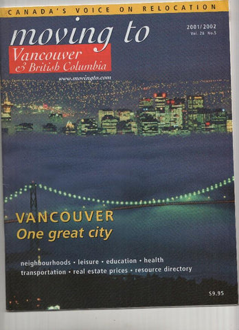 Revista Turismo: MOVING TO VANCOUVER AND BRITISH COLUMBIA, Vol.28 Numero 05 (2001/2002)