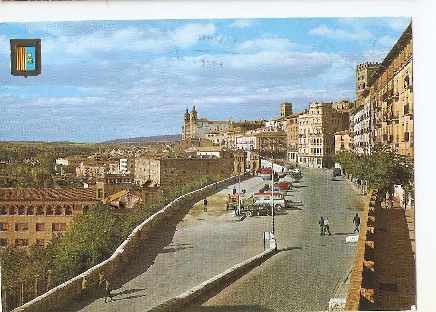 Postal 031323 : Teruel. Ovalo o Paseo del Generalisimo