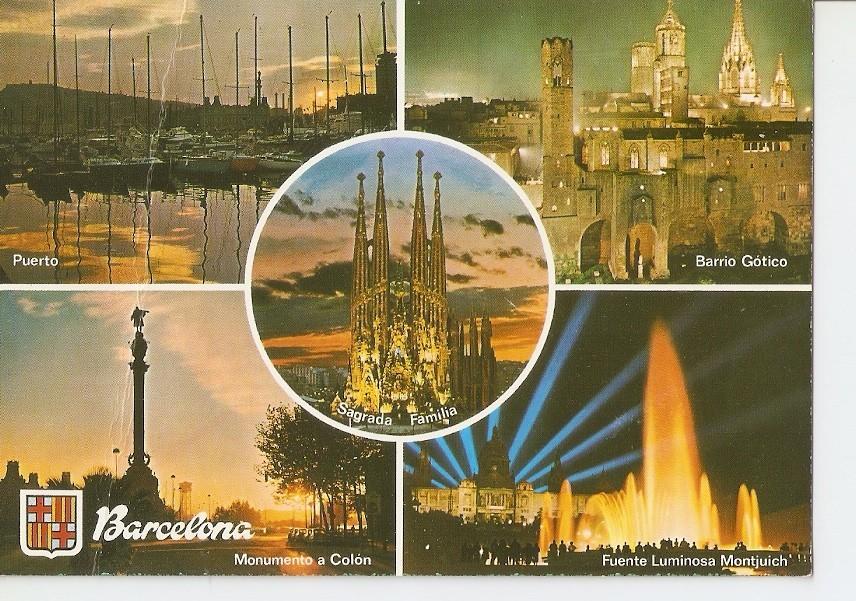 Postal 037099 : Barcelona. Varios aspectos