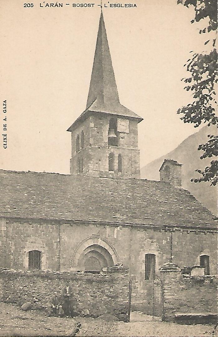 Postal 50845: VALL D ARAN - Iglesia de Bosost