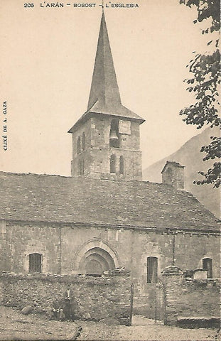 Postal 50845: VALL D ARAN - Iglesia de Bosost