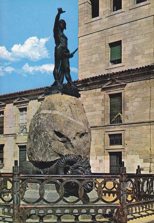 Postal 60327. Monumento a Viriato. Zamora