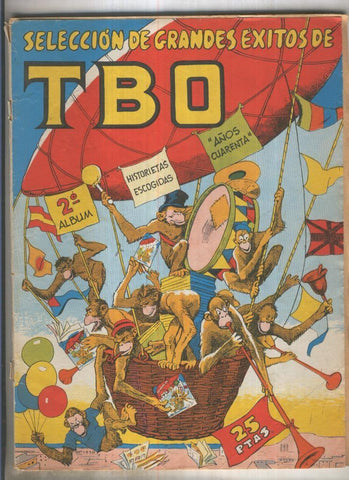 TBO extra 25 pts: segundo album historietas escogidas años cuarenta