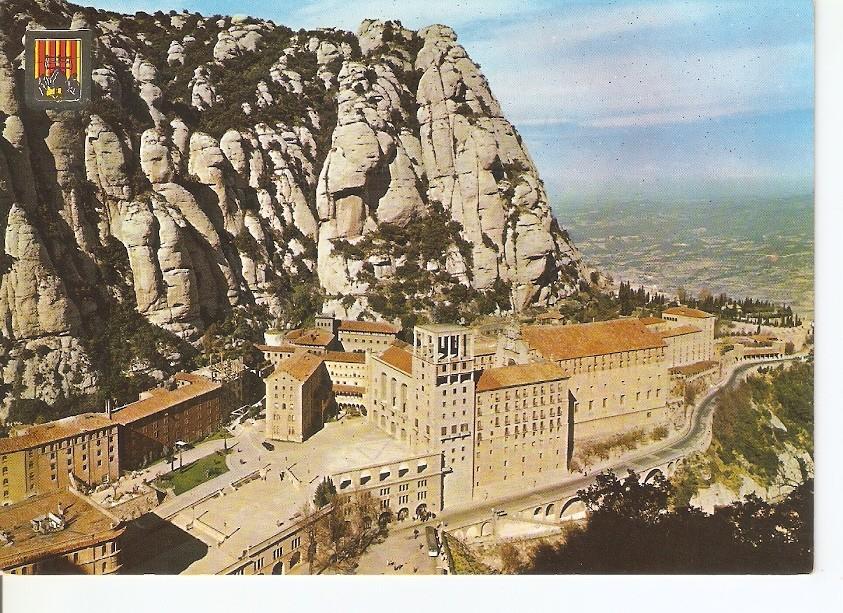 Postal 045242 : Montserrat. Vista general del Monasterio