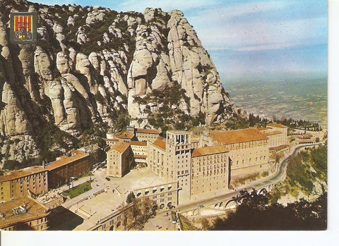 Postal 045242 : Montserrat. Vista general del Monasterio