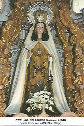 POSTAL 54307: Virgen del Carmen. Antequera Malaga