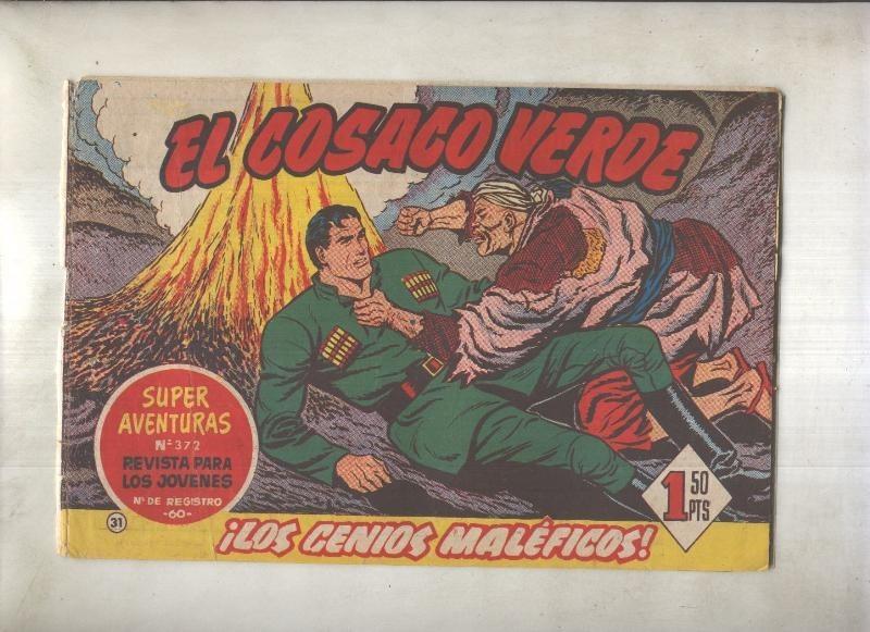 El Cosaco Verde original numero 031: Los genios maleficos (numerado 3 en trasera)