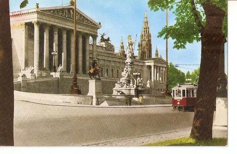 Postal 050084 : Vienna / Parliament with Town Hall