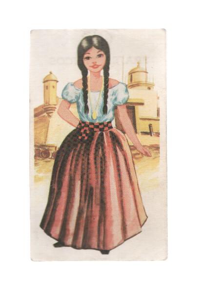 Cromos: Trajes tipicos de todo el mundo numero 045: Uruguay