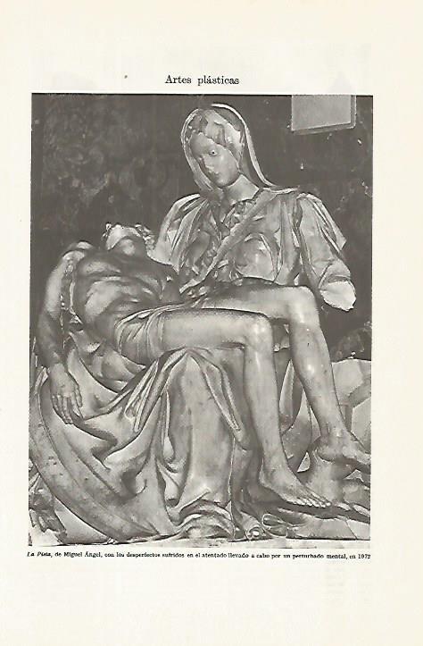 LAMINA ESPASA 16320: La Piedad por Miguel Angel