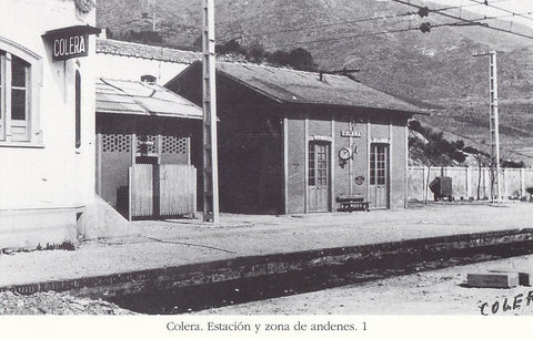 Postal 62382 : Colera. Estacion y zona de andenes