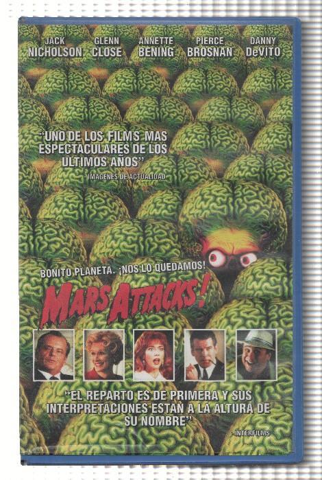 VHS-Cine: MARS ATTACKS! - Jack Nicholson