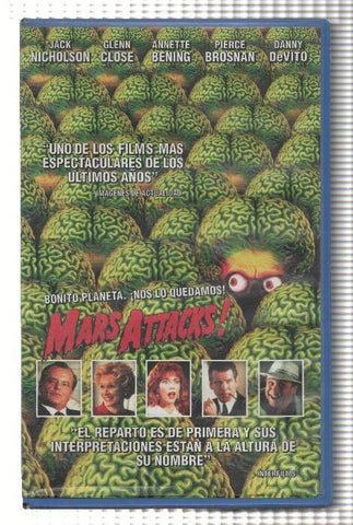 VHS-Cine: MARS ATTACKS! - Jack Nicholson
