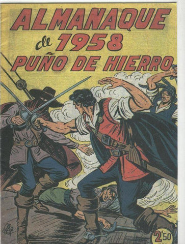 Puño de Hierro almanaque facsimil 1958