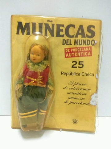 Muñeca de Porcelana/Porcelain Doll: MUÑECAS DEL MUNDO, NUMERO 25: REPUBLICA CHECA