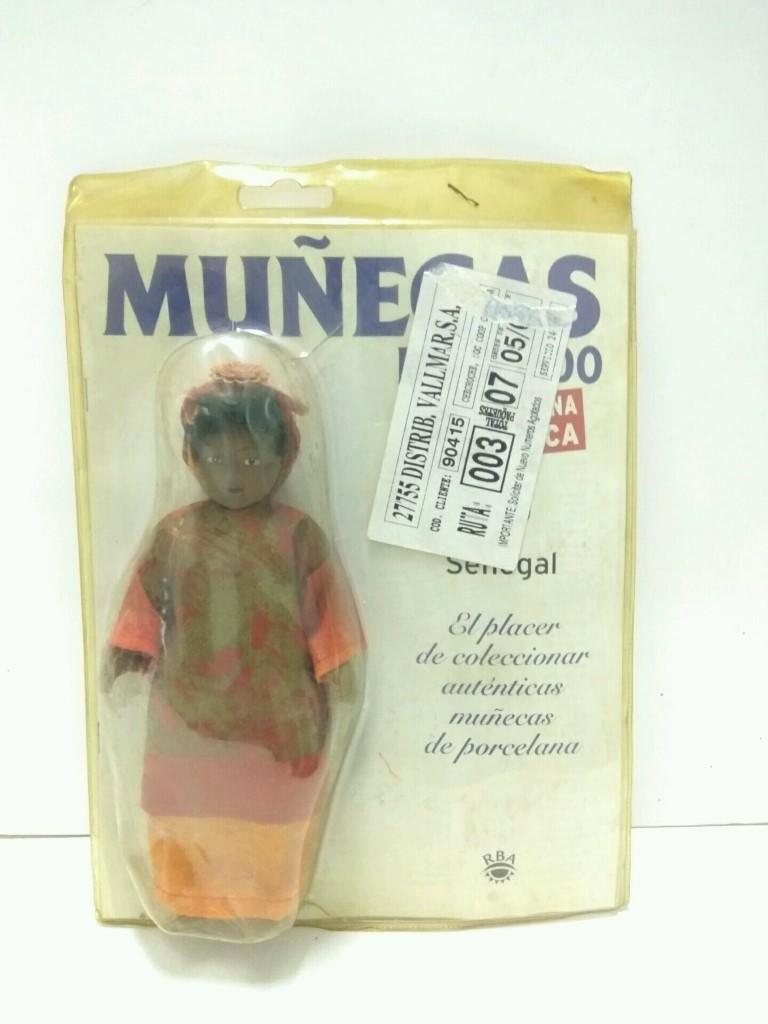 Muñeca de Porcelana/Porcelain Doll: MUÑECAS DEL MUNDO, NUMERO 15: SENEGAL