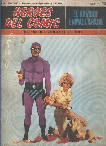 El Hombre Enmascarado numero 12: El fin del circulo de oro (numerado 3 en trasera)