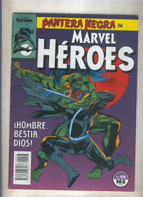 Marvel Heroes numero 46: Pantera Negra (numerado 2 en trasera)
