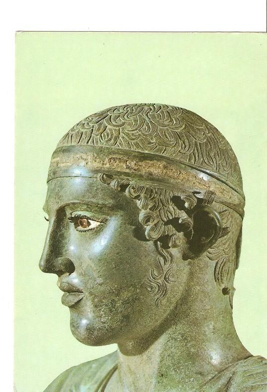 Postal 022056 : museo di Delfi - Lauriga475 a.C