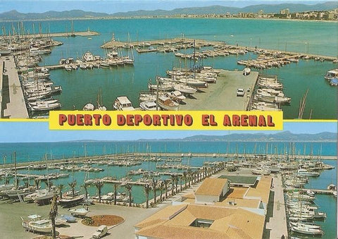 Postal 022526 : Puerto deportivo El Arenal, Mallorca