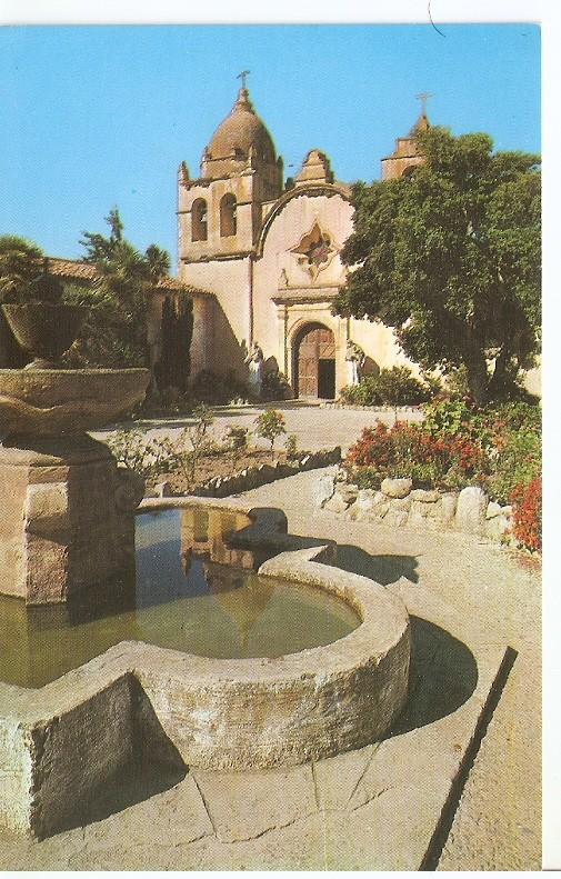 Postal 045251 : Carmel Mission Basilica. Carmel California