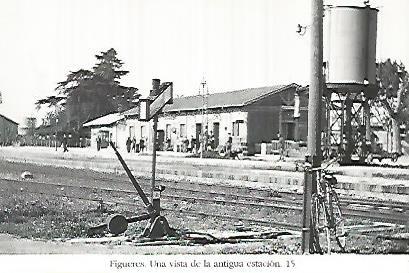 POSTAL 55284: Antigua estacion de Figueres. 1942