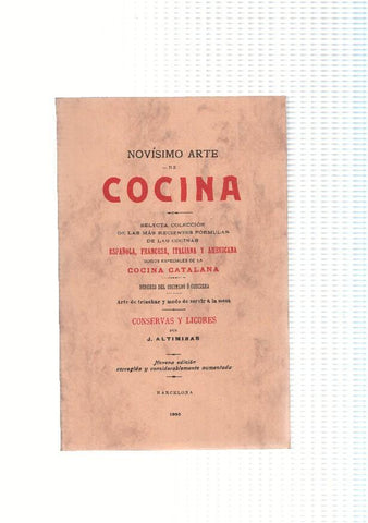 Novisimo arte de cocina