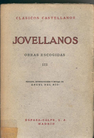Obras escogidas tomo III