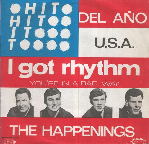Disco Vinilo 45rpm: THE HAPPENINGS - I got rhythm