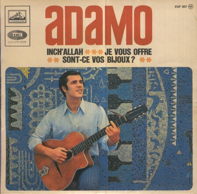 Disco Vinilo 45rpm: ADAMO - Inch, Allah