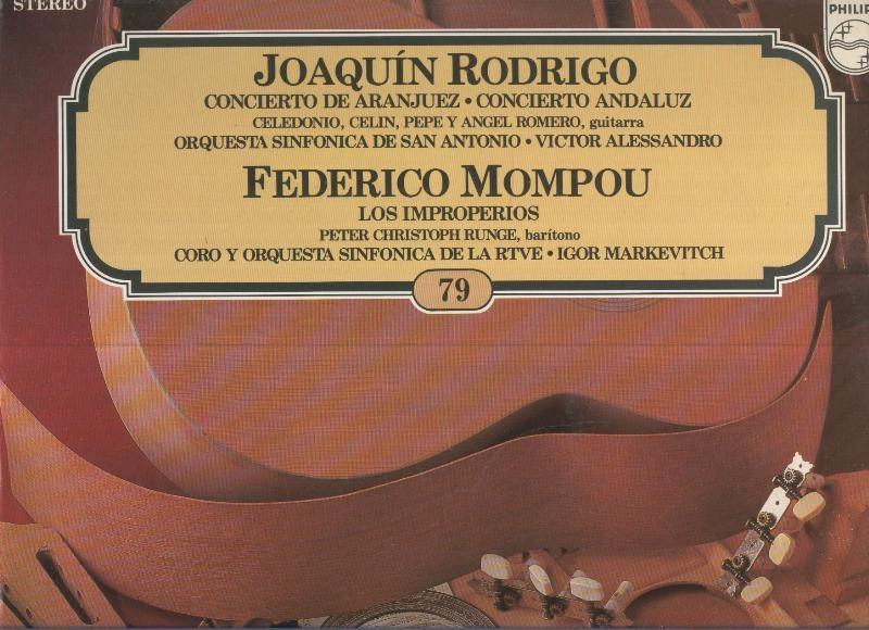 Disco Vinilo LP: SALVAT GRANDES COMPOSITORES num. 79, J Rodrigo y Mompou