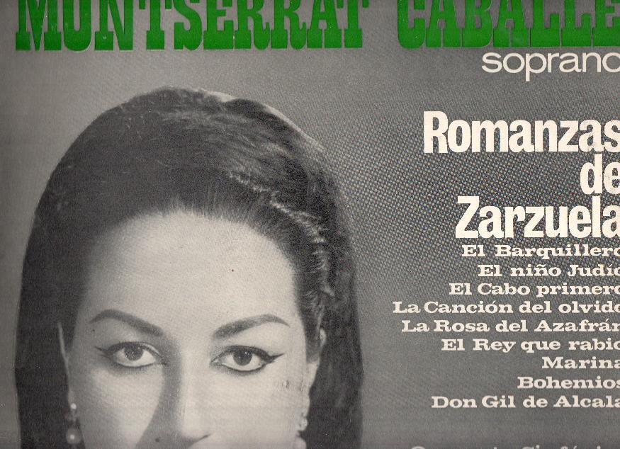 Disco/Vinilo-LP: MONTSERRAT CABALLE - Romanzas de Zarzuela (Columbia)