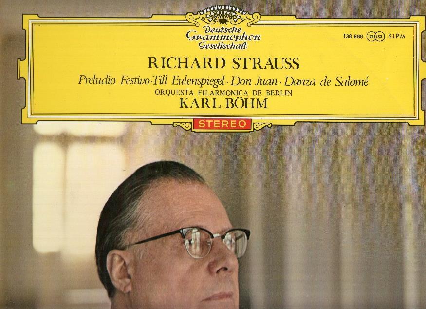 Disco/Vinilo-LP: Deustche Grammophon: STRAUSS - Preludio Festivo, Till Eulenspiegel, Don Juan