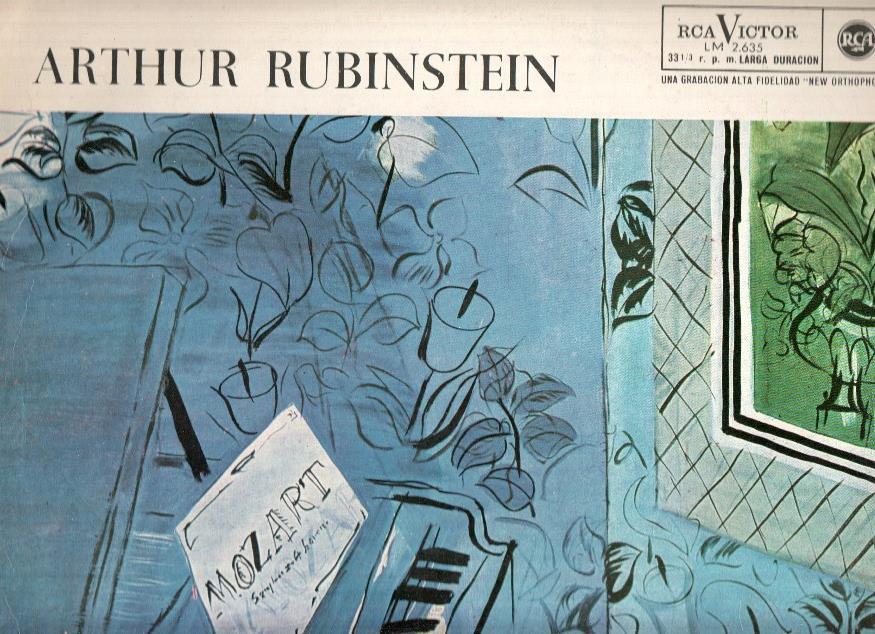 Disco/Vinilo-LP: ARTHUR RUBINSTEIN - Mozart /concierto en Re N.20 , Haydn/ Andante varioacione en Fa
