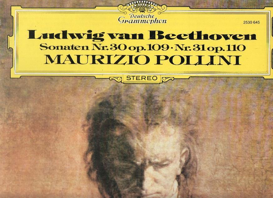 Disco/Vinilo-LP: Deutsche Grammophon: BEETHOVEN - Sonaten Nr.30 - Maurizio Pollini