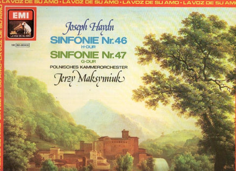 Disco/Vinilo-LP: HAYDN - Sinfonia Nr.46 y Sinfonia Nr.47 / JERZY MAKSYMIUK (EMI)