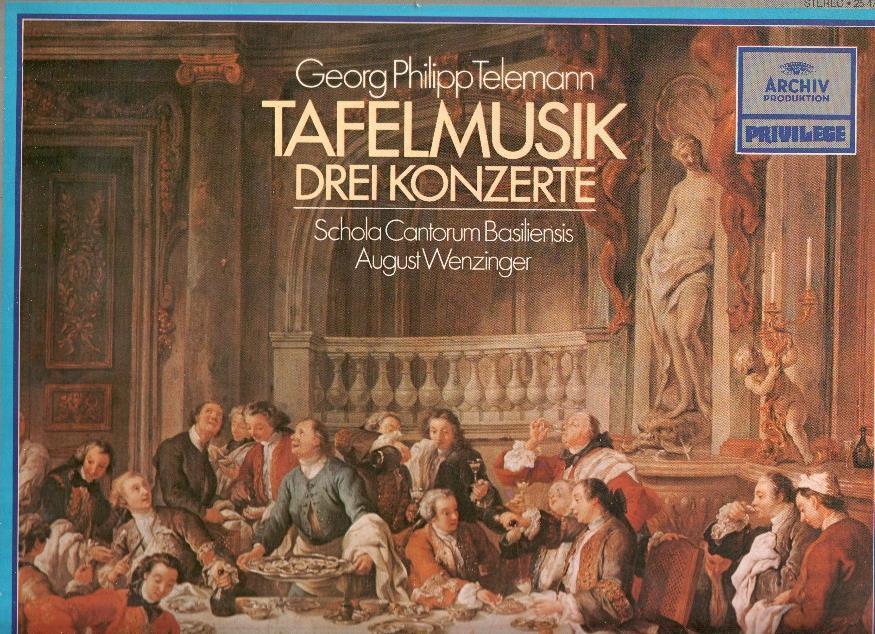 Disco/Vinilo-LP: TELEMANN - TAFELMUSIK DREI KONZERTE (Archiv Produktion)