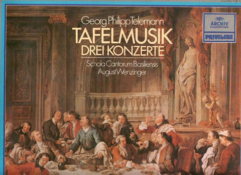 Disco/Vinilo-LP: TELEMANN - TAFELMUSIK DREI KONZERTE (Archiv Produktion)