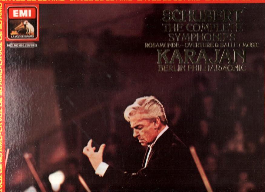 Disco/Vinilo-LP: SCHUBERT / KARAJAN : The Complete Symphonies (ESTUCHE 4 VINILOS)