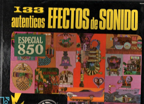 Disco/Vinilo-LP: EFECTOS DE SONIDO : 133 Autenticos efectos de sonido - 2 VINILOS (Hispa Vox)