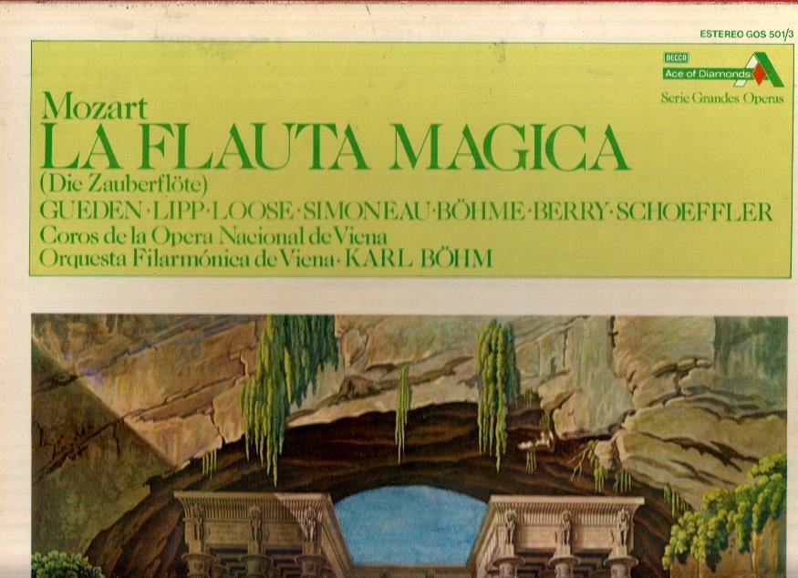 Disco/Vinilo-LP: MOZART: LA FLAUTA MAGICA - Orquesta Filarmonica de Viena (3 Vinilos)