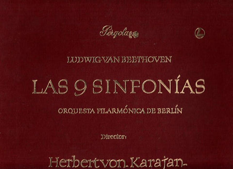 Disco/Vinilo-LP: BEETHOVEM - Las 9 Sinfonias / Orquesta Filarmonica de Berlin (Pergola)