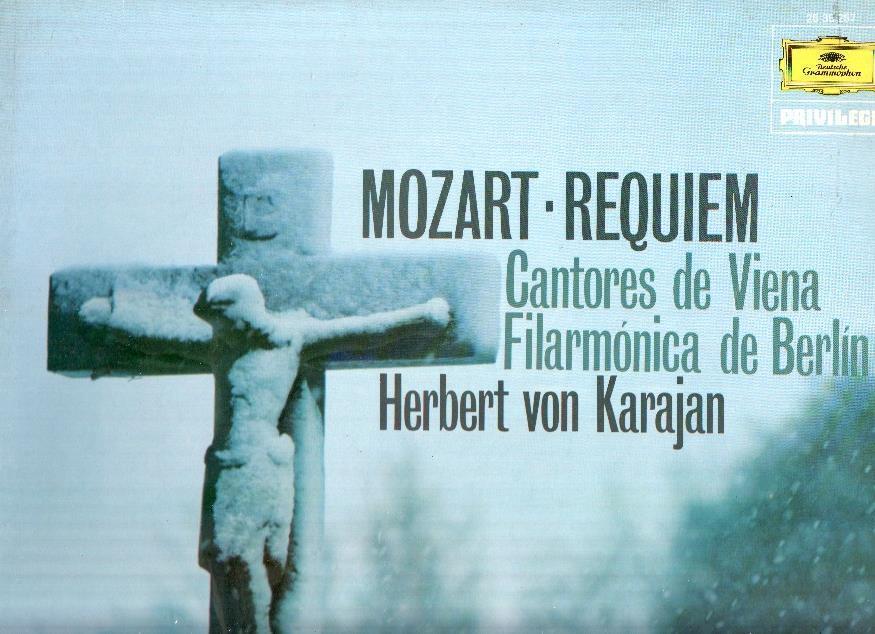 Disco/Vinilo-LP: MOZART - REQUIEM / Cantores de Viena (Deustche Gramophon)